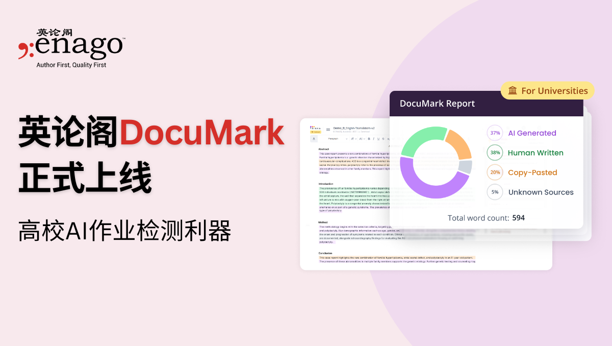 英论阁重磅发布DocuMark——突破性工具重新定义高校应对AI辅助学生作业的方式